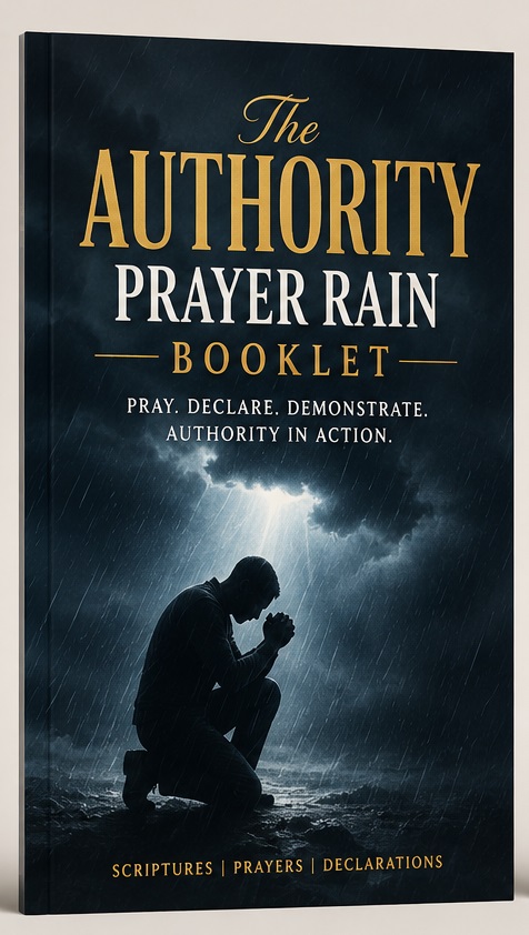 The Authority Prayer Rain Booklet